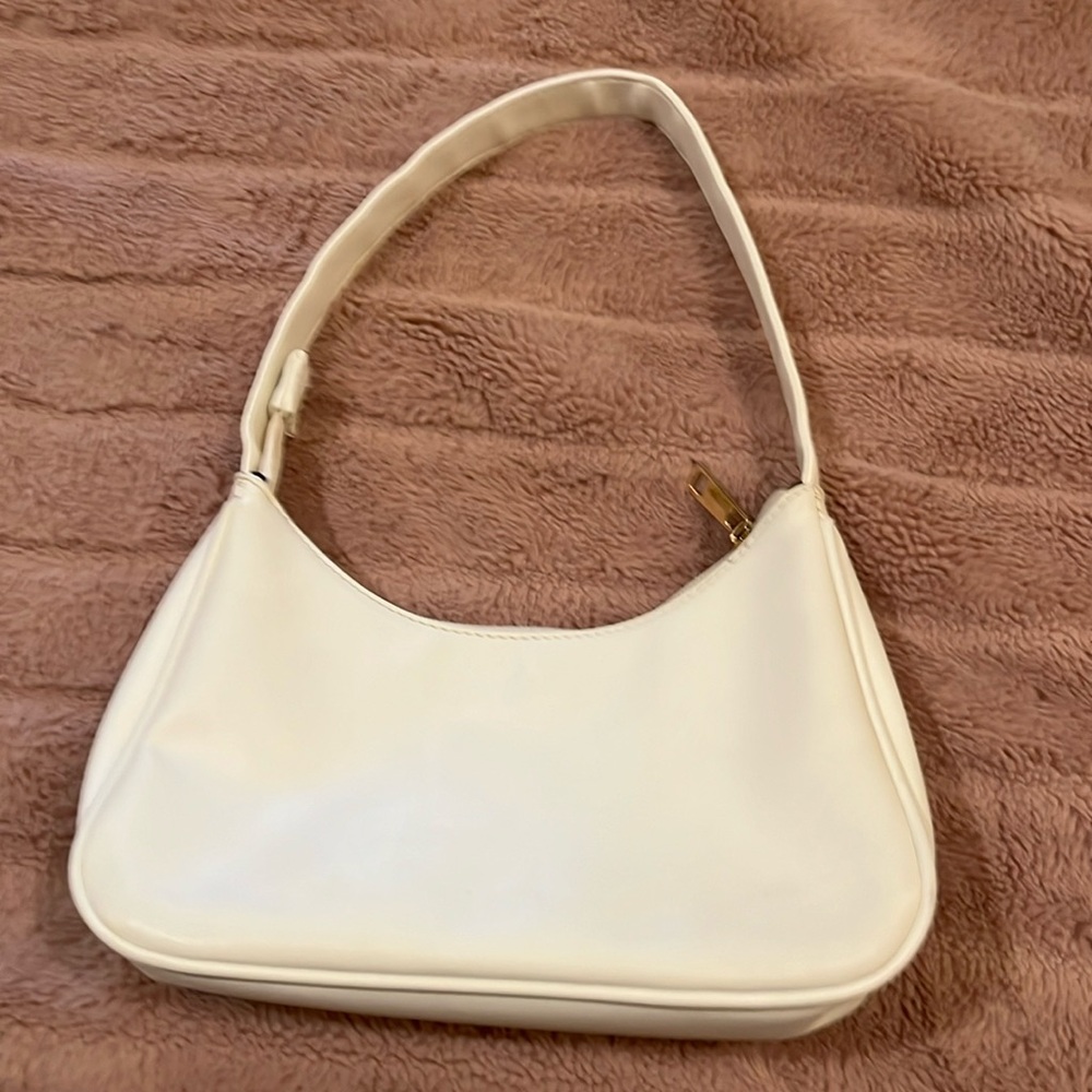 Cream handbag